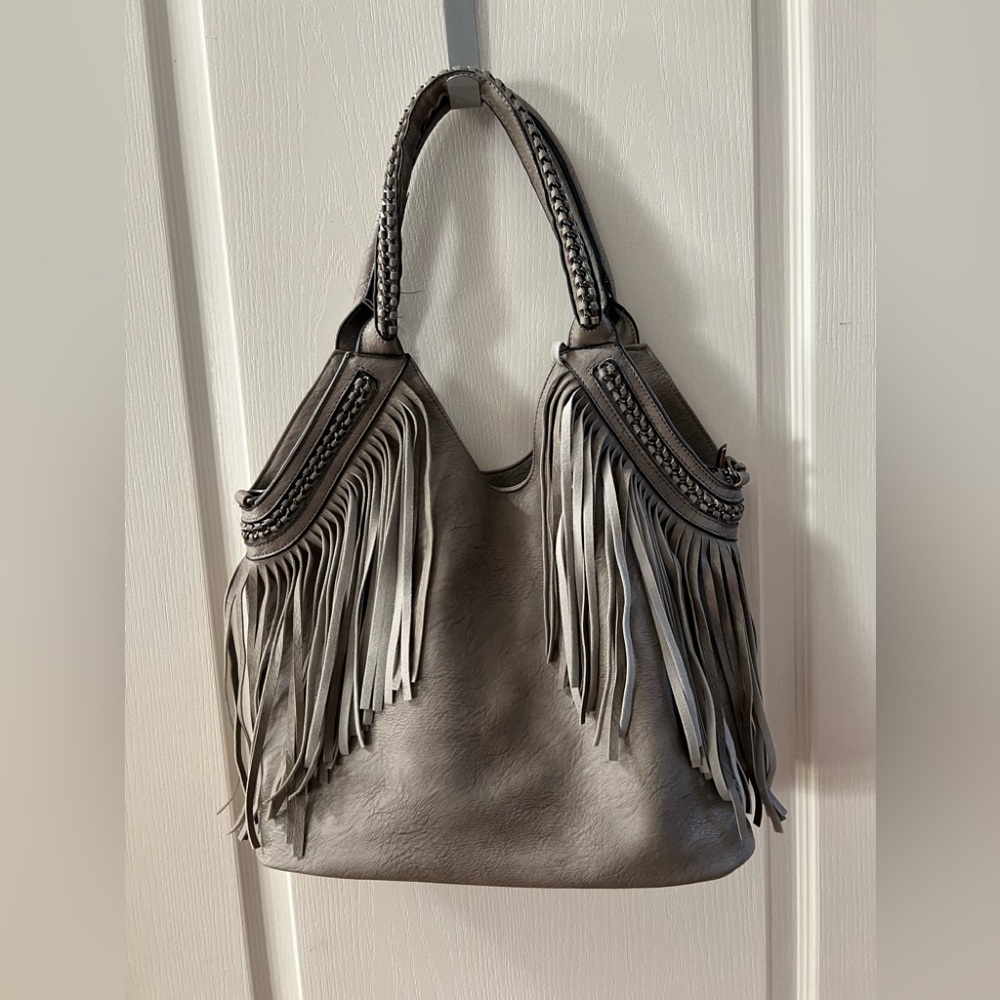 Joyson Gray Handbag/Purse